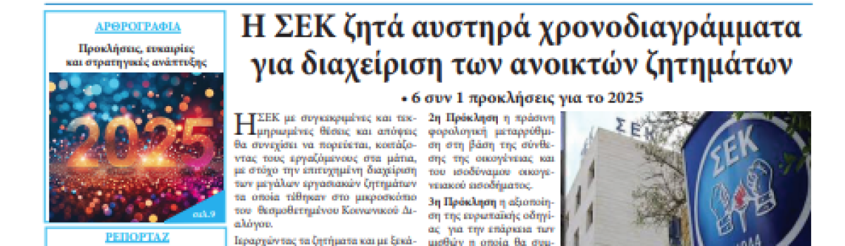 Εργατική Φωνή 15.01.2025